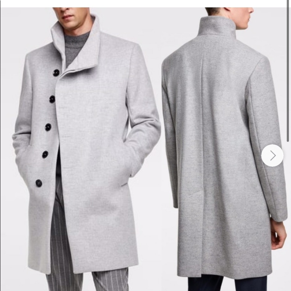 Zara grey overcoat